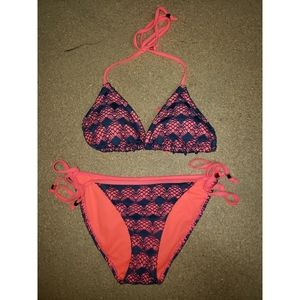 Mesh Bathing Suit Set Size M